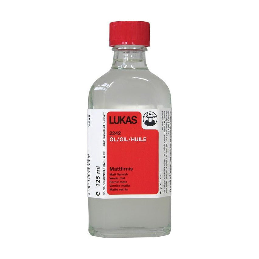 Vernice finale opaca per colori ad olio LUKAS 125 ml