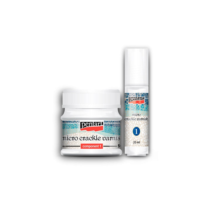 Vernice per effetto crackle micro 2 componenti - 20 ml + 20 ml