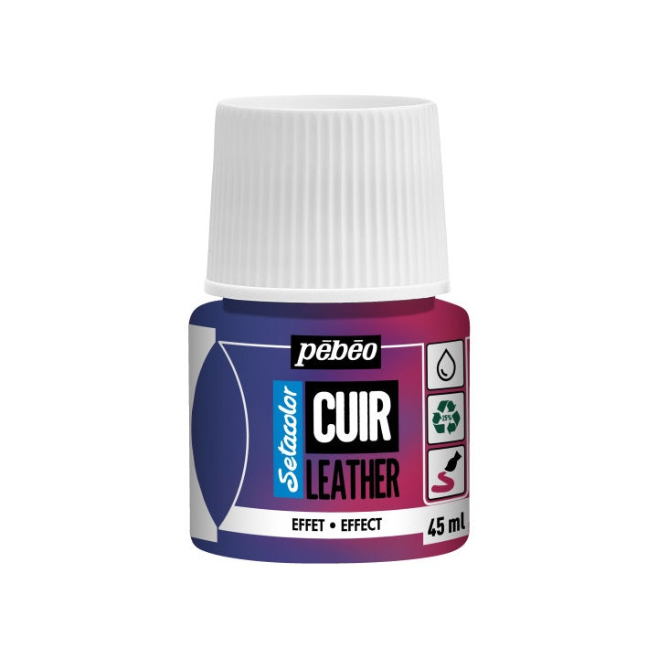 Vernice per pelle Pebeo Setacolor effect 45 ml | colori diversi