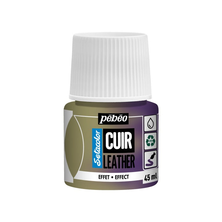 Vernice per pelle Pebeo Setacolor effect 45 ml | colori diversi