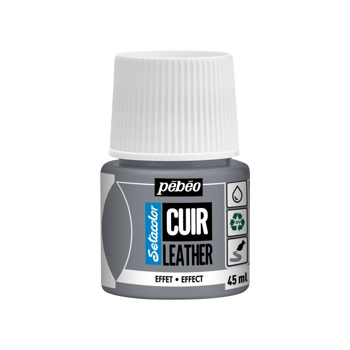 Vernice per pelle Pebeo Setacolor effect 45 ml | colori diversi