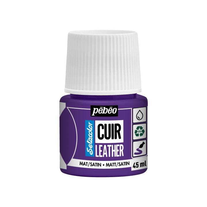 Vernice per pelle Pebeo Setacolor matt/satin 45 ml | colori diversi