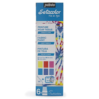 Vernici per tessuti leggeri Pebeo Setacolor 6 x 20 ml