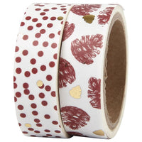 Washi tape 2 pezzi | colori diversi