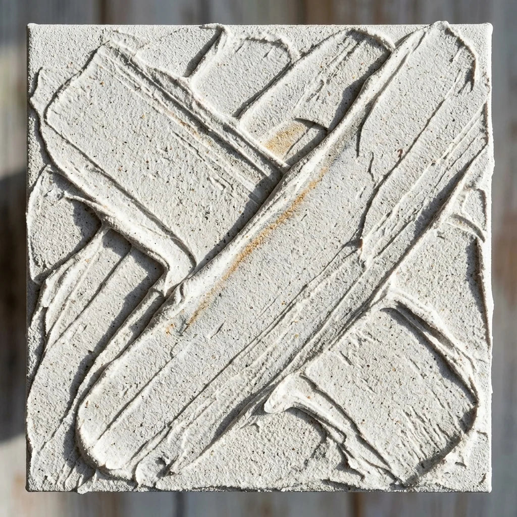 Texture sabbiose con pasta materica per modellazione 3D ARTMIE — tratti di spatola a grana fine