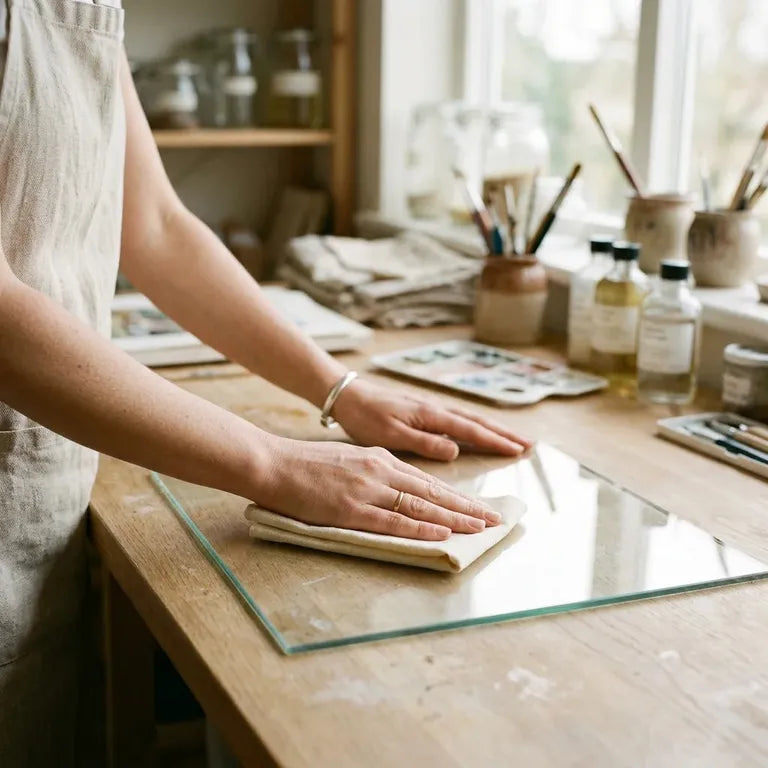 Sgrassaggio della superficie liscia prima della pittura