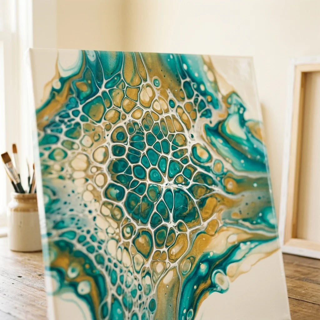 Effetto celle (cells) ottenuto con il medium per pouring