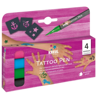 Set di pennarelli per tatuaggi KREUL - 4 pz