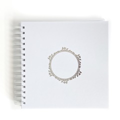 Album Scrapbooking bianco 20,5x20,5 cm