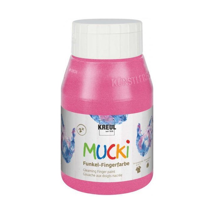 C.Kreul Colori a dita MUCKI in set da 4, colori a base d'acqua per