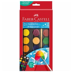 Faber Castell Acquerelli 30 mm 21 pezzi