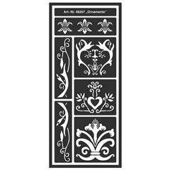 Ornamenti di design per la casa Stencil