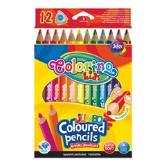 Pastelli triangolari JUMBO Colorino 12 pz.