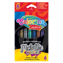 Pennarelli metallizzati Colorino 6 pz.