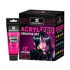 Set di colori acrilici ACRYL PRO CREATIVE