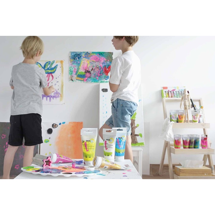 I nostri brand, Set di colori per bambini KREUL 8 x 20 ml, E-shop per i  Vostri accessori per pittura, Consegna GRATIS per gli ordini superiori ai  75€