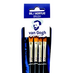 Set di pennelli per pittura Talens Van Gogh 302/303/304/305