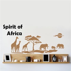 XXL 5-Part Stencil Spirit of Africa 140 x 84 cm